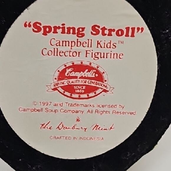 Vintage Campbell Kids Collection "Spring Stroll" Girl Figurine with Umbrella - Picture 7 of 7
